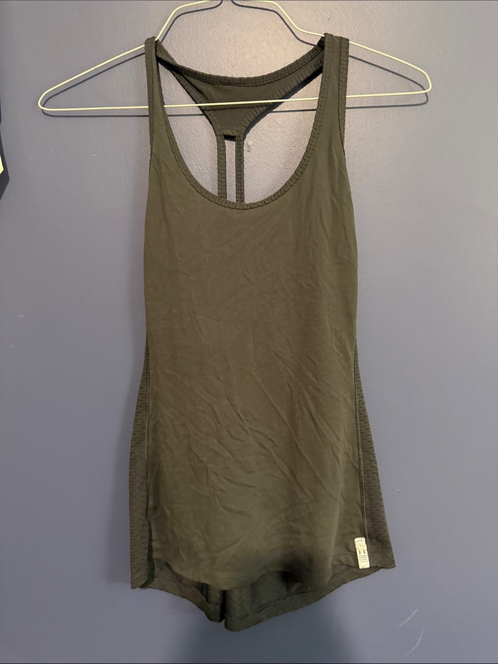 Women’s Gray Racerback Tank Top
